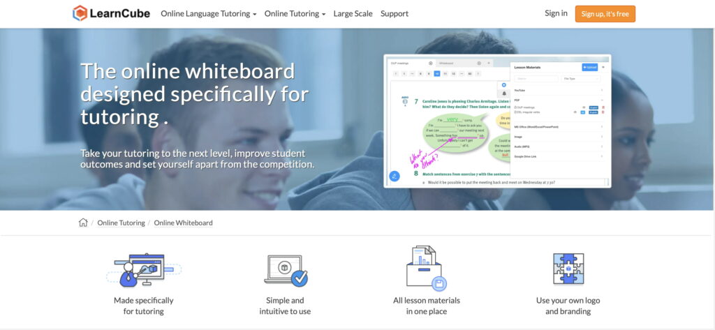 Learncube for teaching