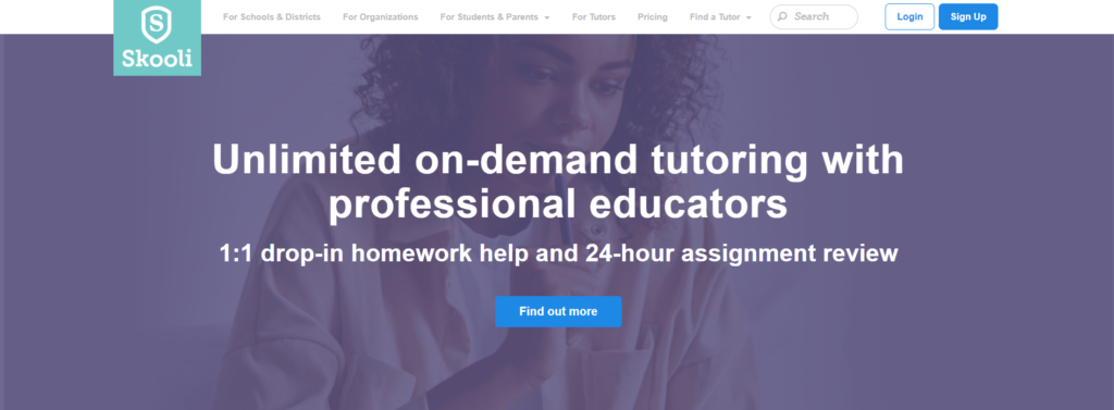 Skooli tool for tutors