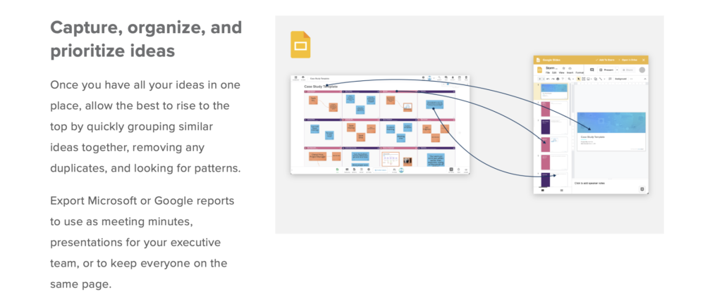 Stormboard online whiteboard for tutors