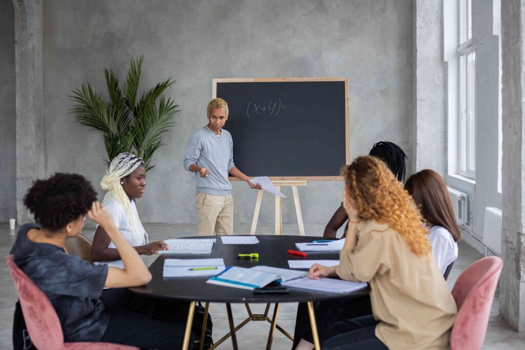 Math class with a small group